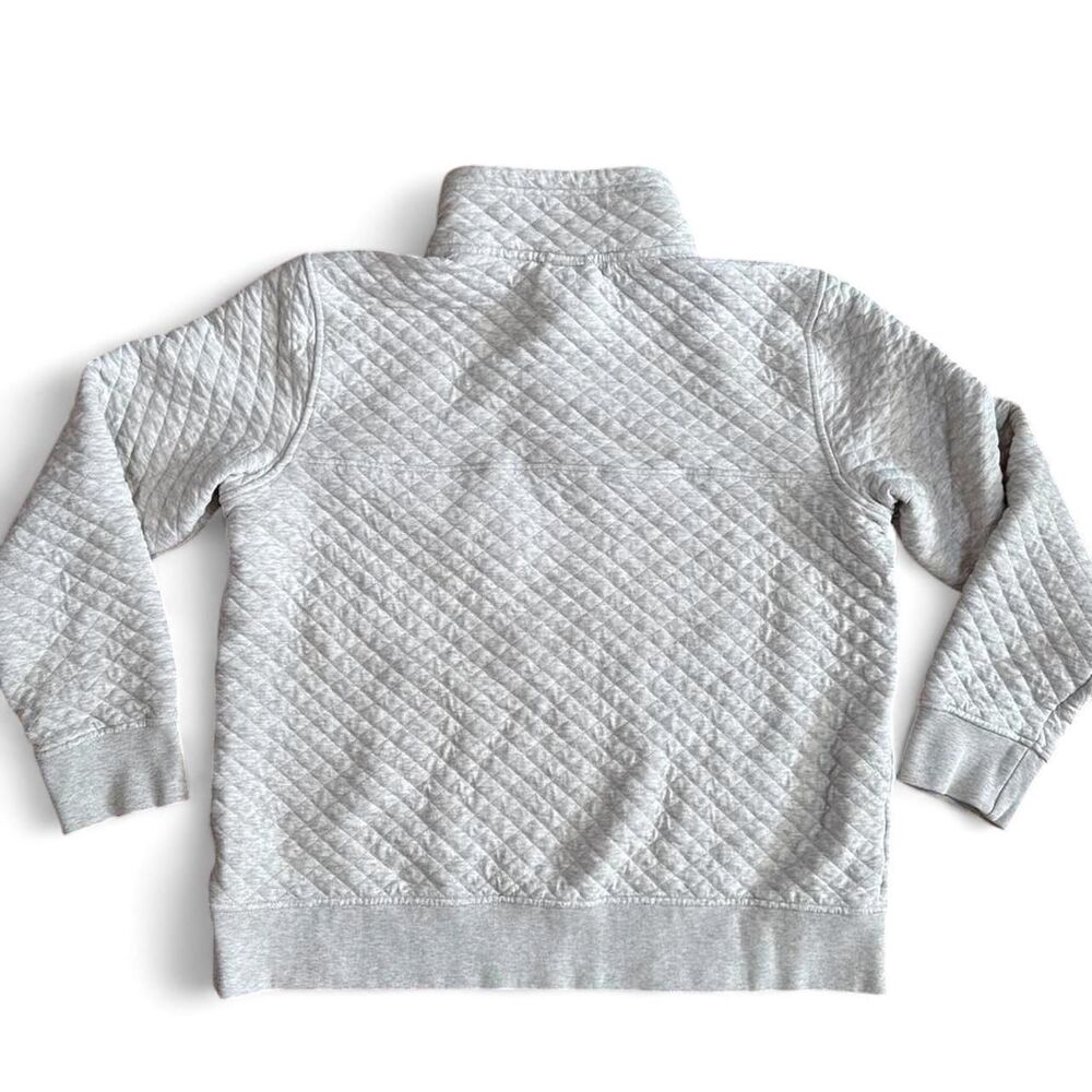 Patagonia Women's Organic Cotton Quilted Snap-T Pullover Sweatshirt L *sm stain* - Picture 5 of 7